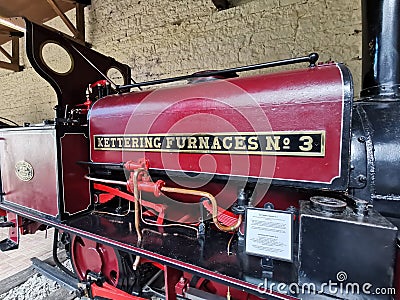 Kettering furnaces steam engine at Penrhyn castle steam museum Bangor Gwynedd wales Editorial Stock Photo