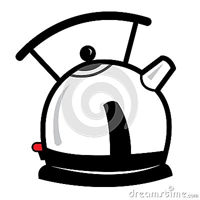 Kettle cartoon illustration Vector Illustration