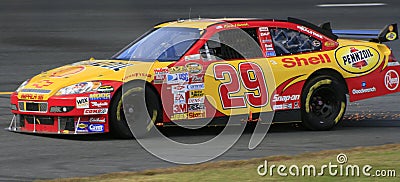 Kevin Harvick Loses a Tire... Editorial Stock Photo
