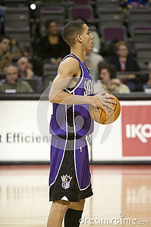 Kevin Martin Holds The Ball Editorial Stock Photo