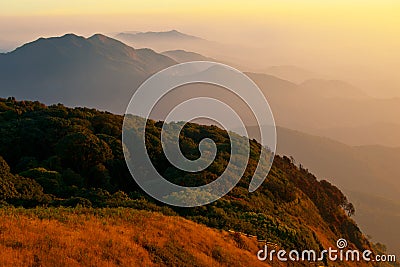 Kew Mae Pan Doi Inthanon Tropics Stock Photo