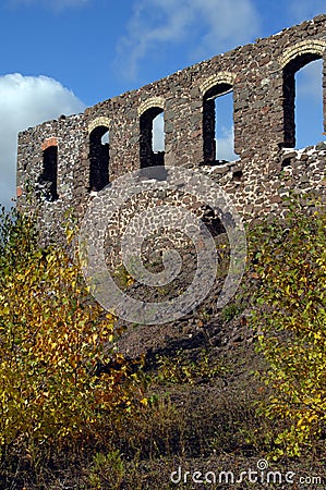 Keweenaw Historical Park Ruins Stock Photo