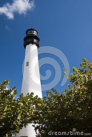 Key Biscayne Lighthouse Stock Photo