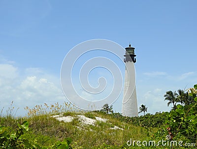 Key Biscayne Lighthouse a Beacon for a century Stock Photo