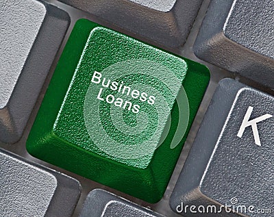 key for business loans Stock Photo