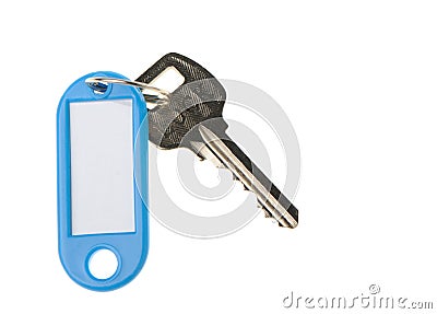 Key with color trinket Stock Photo