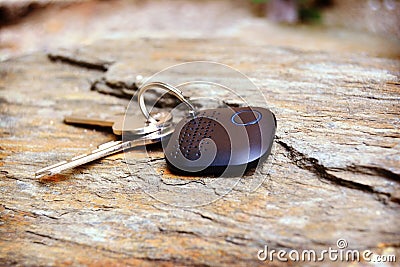 Key finder with two keys Stock Photo