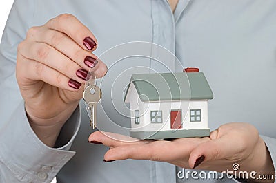 Key from the house Stock Photo