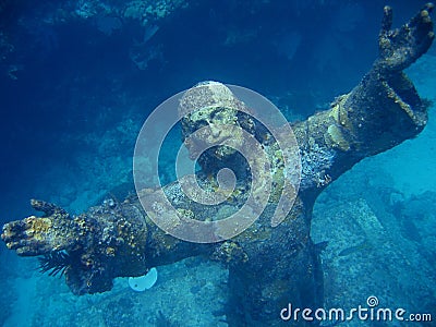 Key Largo Jesus Stock Photo