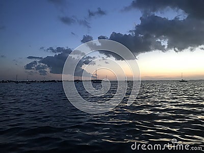 Key Largo Sunset Stock Photo