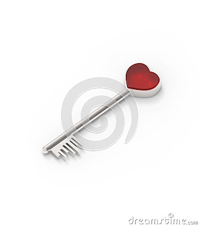 Key of love Stock Photo