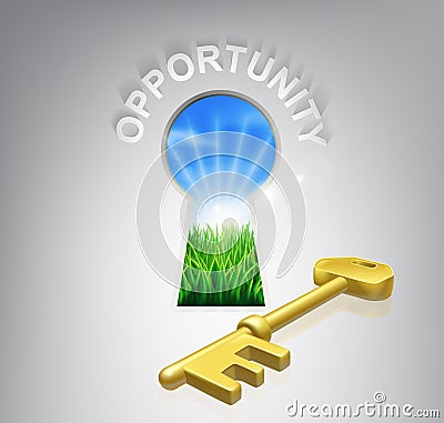 Key Opportunity Concept Vector Illustration