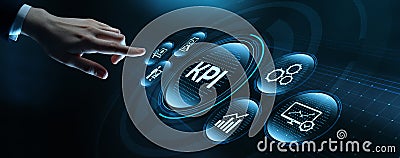 Key Performance Indicator Business Internet Technology Concept Stock Photo