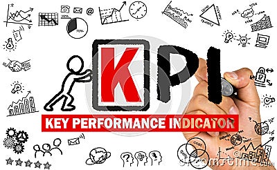 Key performance indicator concept Stock Photo