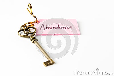 Key to abundance Stock Photo