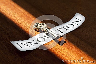 The key to innovation Stock Photo