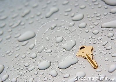 Key to new beginnings Stock Photo