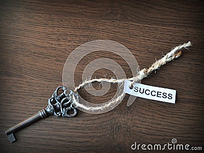 The key to succes Stock Photo
