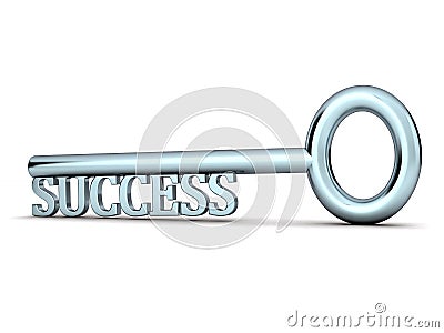 Key to success Stock Photo