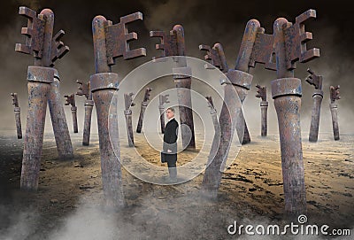 Key to Success, Sales, Business, Marketing Stock Photo