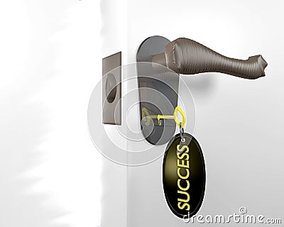 Key to success Stock Photo