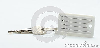 Key with trinket Stock Photo