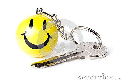 Key and trinket. Stock Photo