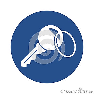 Key Vector Icon which can easily modify or edit Vector Illustration