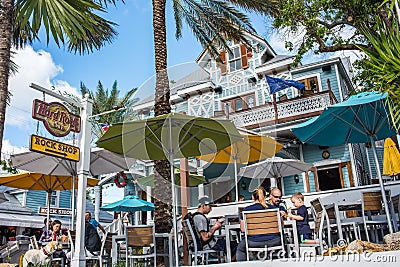 Hard Rock Cafe in Key West Editorial Stock Photo