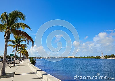 Key West Florida marina Garrison Bight Florida Stock Photo