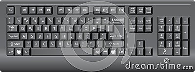 Keyboard Vector Illustration