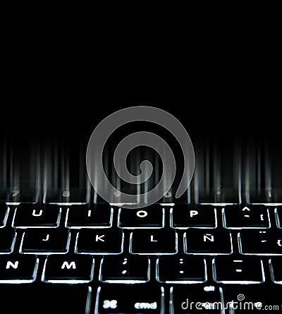 Keyboard closeup Editorial Stock Photo