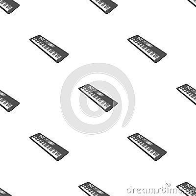 Keyboard electronic musical instrument. Synthesizer of melody single icon in cartoon style vector symbol stock Vector Illustration