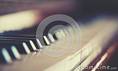 Keyboard piano Stock Photo