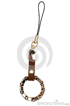 Keychain with stones Stock Photo