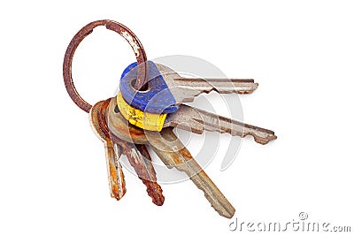 Keys found out. Stock Photo