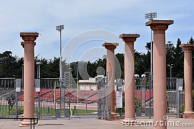 Kezar Stadium, renamed Bob St. Clair, 3. Editorial Stock Photo