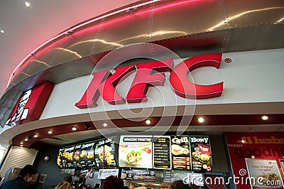 KFC - Kentucky Fried Chicken Editorial Stock Photo