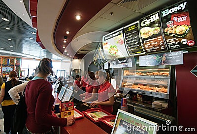 KFC - Kentucky Fried Chicken Editorial Stock Photo