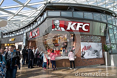KFC - Kentucky Fried Chicken Editorial Stock Photo