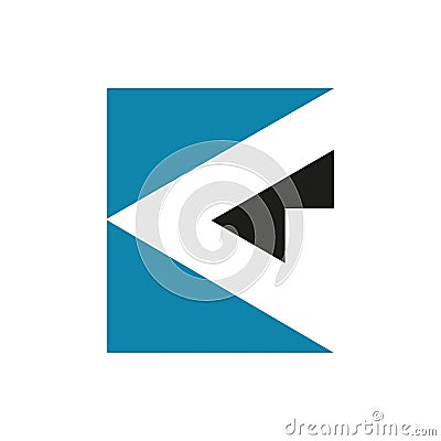 KG logo letters in vector format. Stock Photo