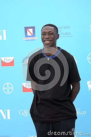 Khaby Lame at Giffoni Film Festival 50 Plus Editorial Stock Photo