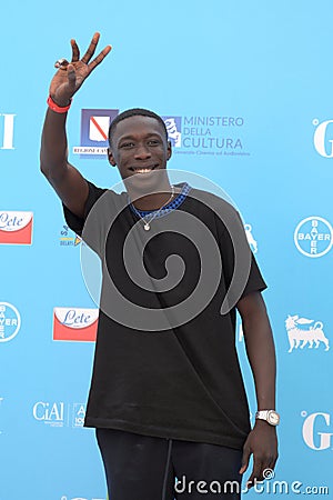 Khaby Lame at Giffoni Film Festival 50 Plus Editorial Stock Photo