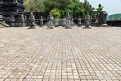 Khai Dinh Royal Tomb of Hue Stock Photo
