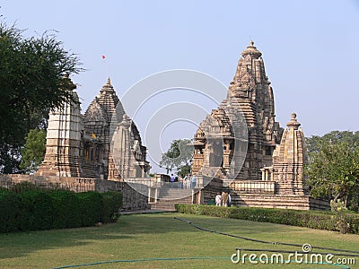 Khajuraho Temple Stock Photo