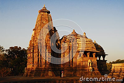 Khajuraho Temple Stock Photo