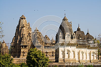 Khajuraho Temples Stock Photo