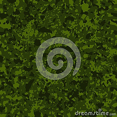 Khaki camouflage seamless pattern green Vector Illustration