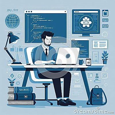 Khan Academy Offers introductory programming courses in Java Stock Photo