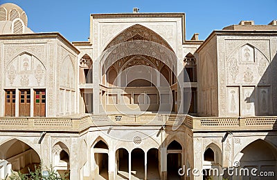 Khan-e Abbasian, Kashan, Iran Stock Photo